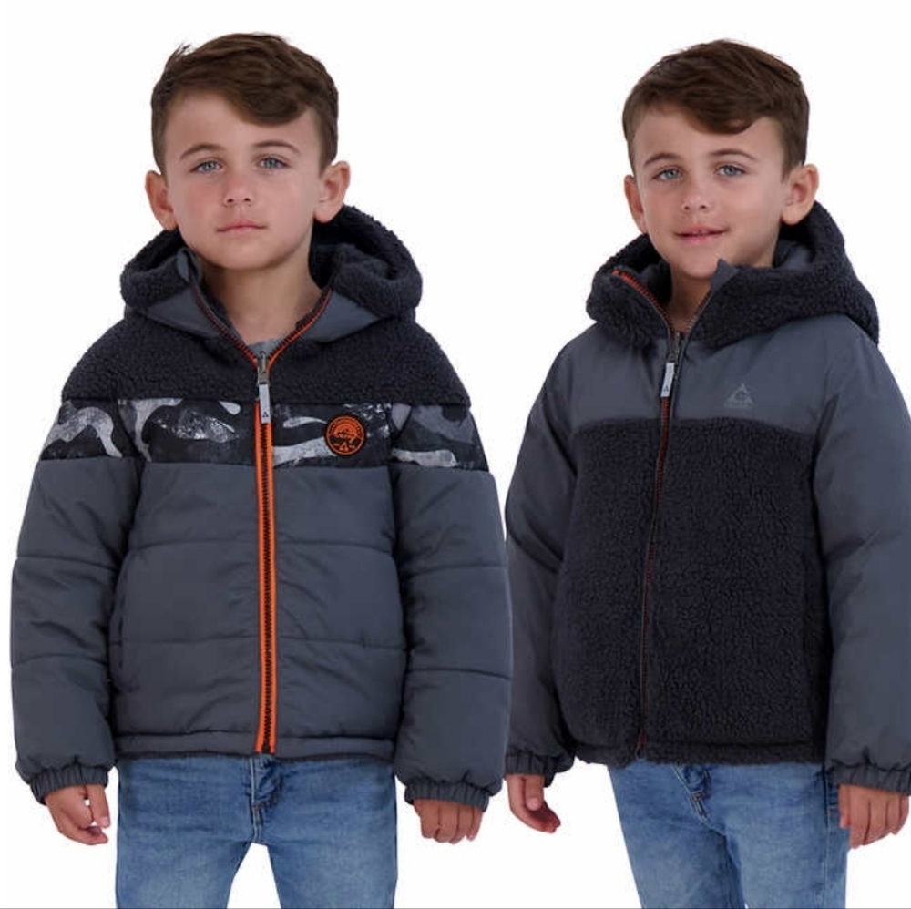 NWT Gerry Kids Reversible Jacket, grey